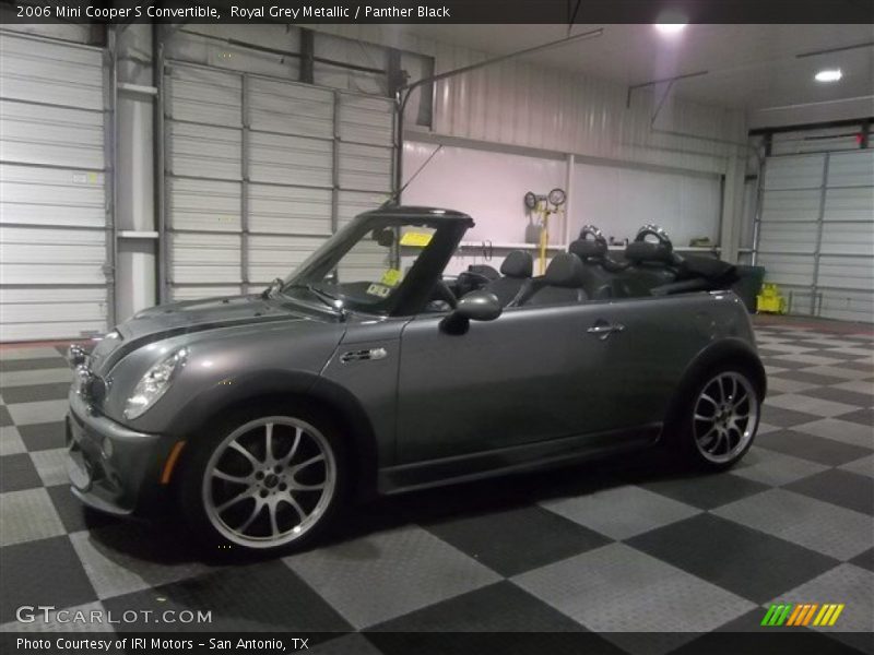 Royal Grey Metallic / Panther Black 2006 Mini Cooper S Convertible