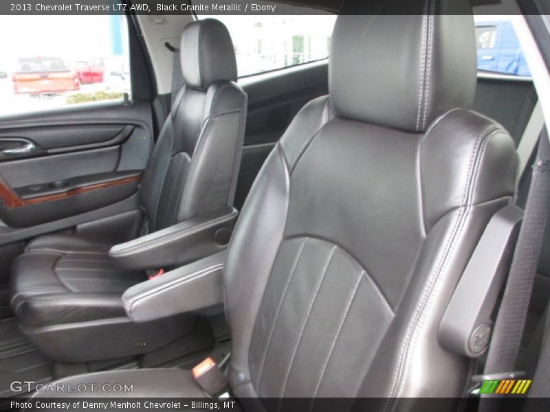 Black Granite Metallic / Ebony 2013 Chevrolet Traverse LTZ AWD