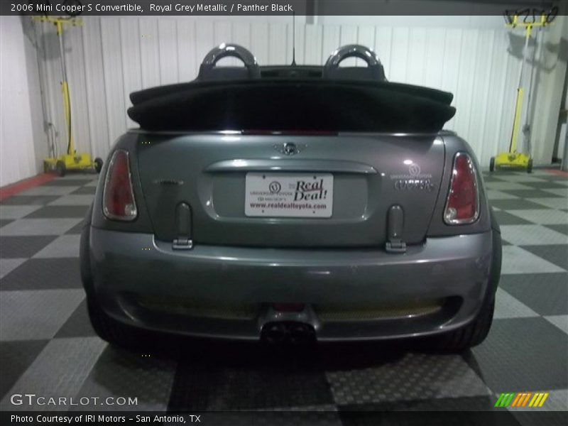 Royal Grey Metallic / Panther Black 2006 Mini Cooper S Convertible