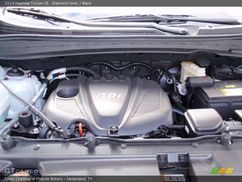 Diamond Silver / Black 2014 Hyundai Tucson SE