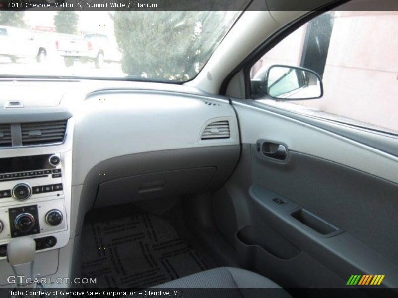 Summit White / Titanium 2012 Chevrolet Malibu LS