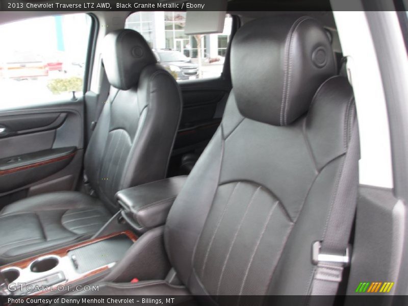 Black Granite Metallic / Ebony 2013 Chevrolet Traverse LTZ AWD