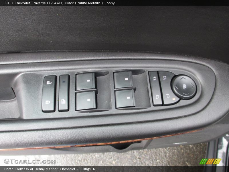 Black Granite Metallic / Ebony 2013 Chevrolet Traverse LTZ AWD