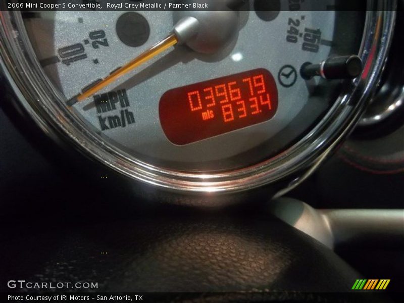 Royal Grey Metallic / Panther Black 2006 Mini Cooper S Convertible