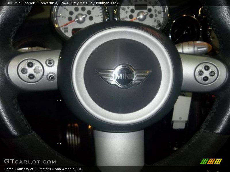 Royal Grey Metallic / Panther Black 2006 Mini Cooper S Convertible