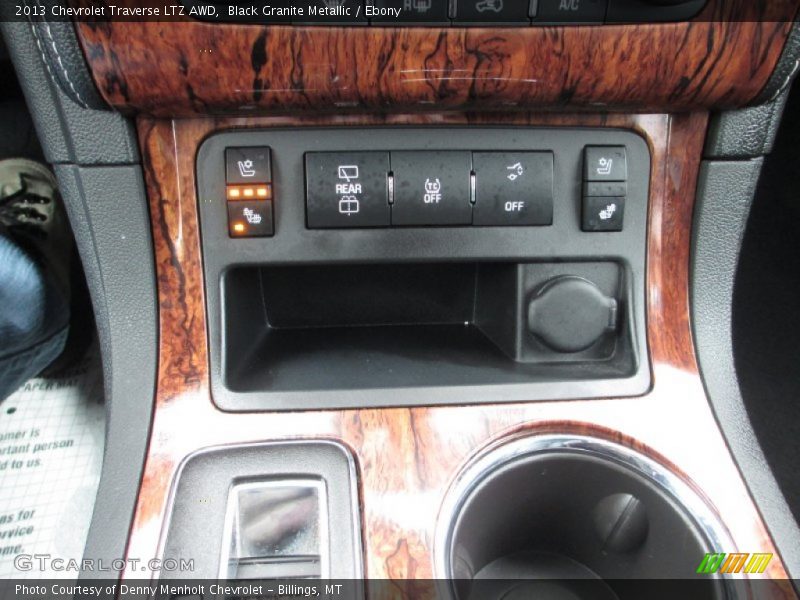 Black Granite Metallic / Ebony 2013 Chevrolet Traverse LTZ AWD