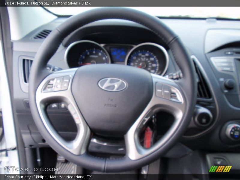 Diamond Silver / Black 2014 Hyundai Tucson SE