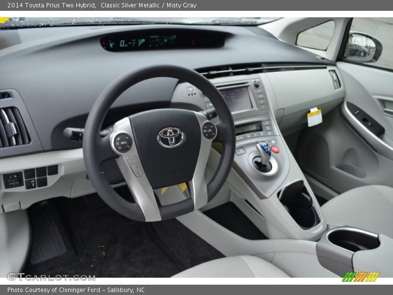 Classic Silver Metallic / Misty Gray 2014 Toyota Prius Two Hybrid