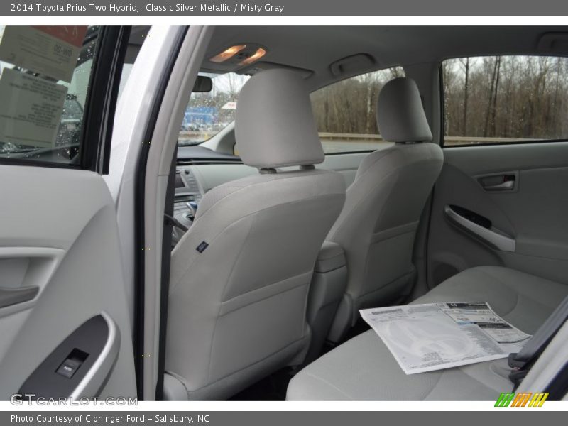 Classic Silver Metallic / Misty Gray 2014 Toyota Prius Two Hybrid