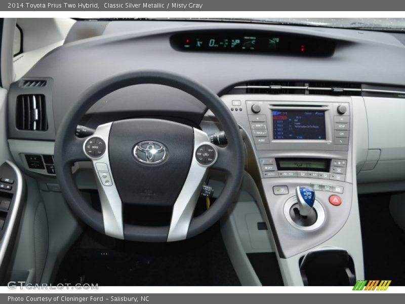 Classic Silver Metallic / Misty Gray 2014 Toyota Prius Two Hybrid
