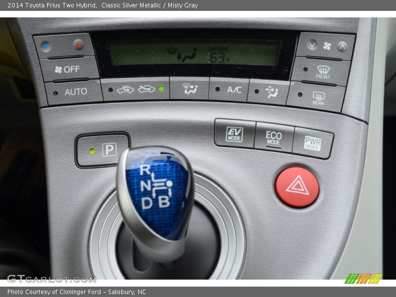Classic Silver Metallic / Misty Gray 2014 Toyota Prius Two Hybrid