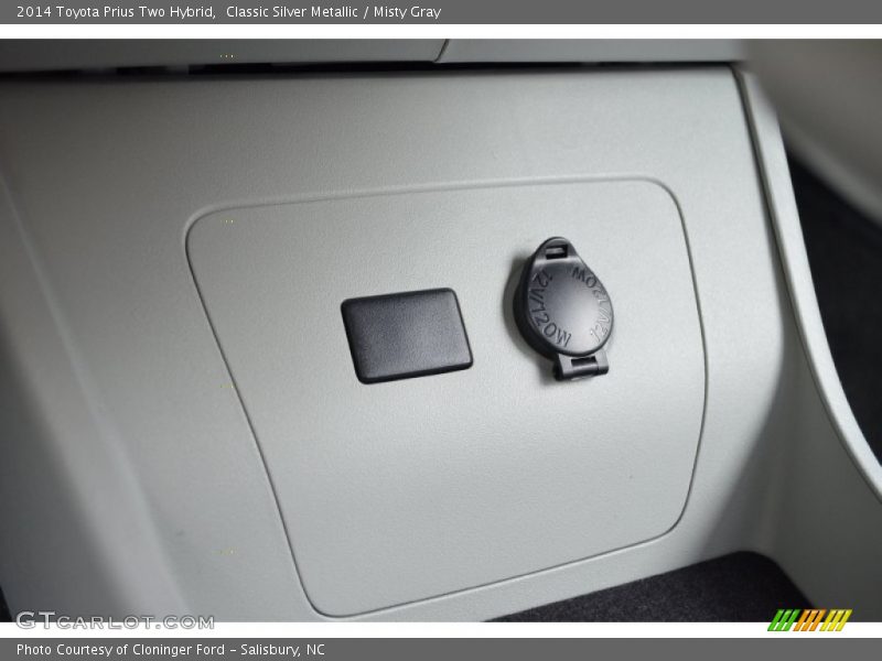 Classic Silver Metallic / Misty Gray 2014 Toyota Prius Two Hybrid