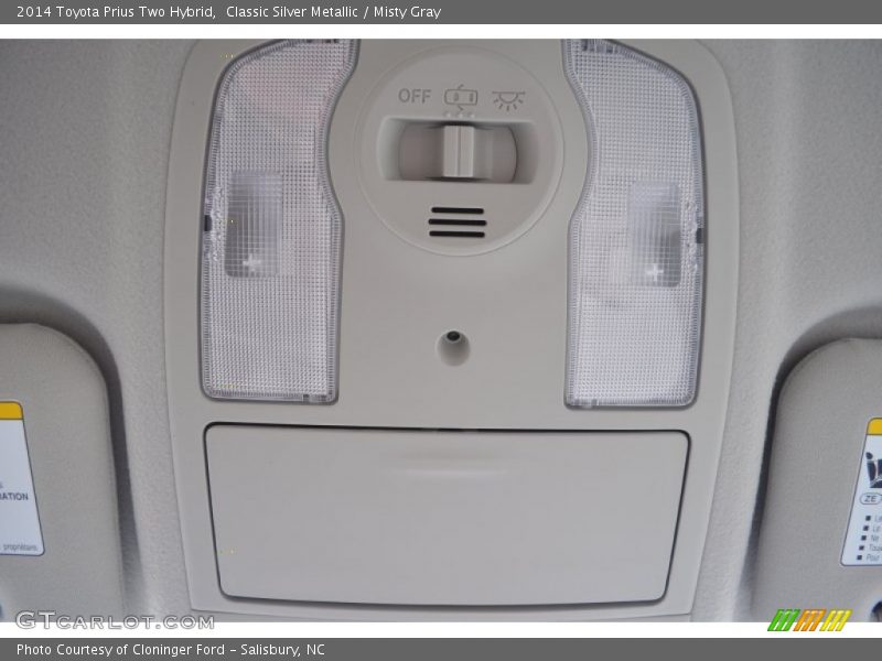 Classic Silver Metallic / Misty Gray 2014 Toyota Prius Two Hybrid