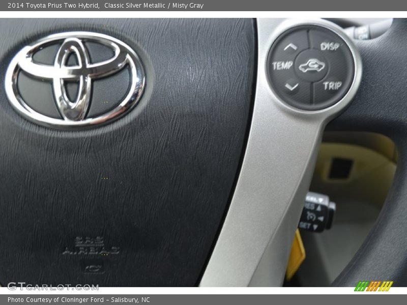Classic Silver Metallic / Misty Gray 2014 Toyota Prius Two Hybrid