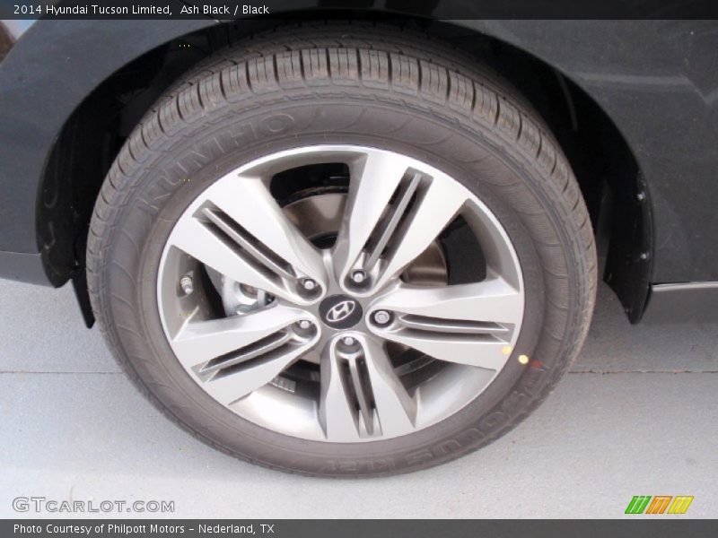 Ash Black / Black 2014 Hyundai Tucson Limited