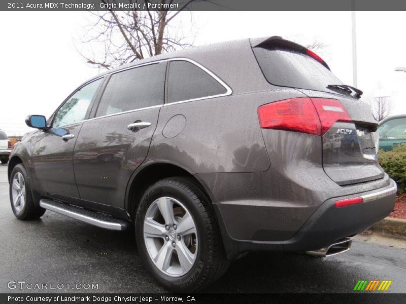 Grigio Metallic / Parchment 2011 Acura MDX Technology
