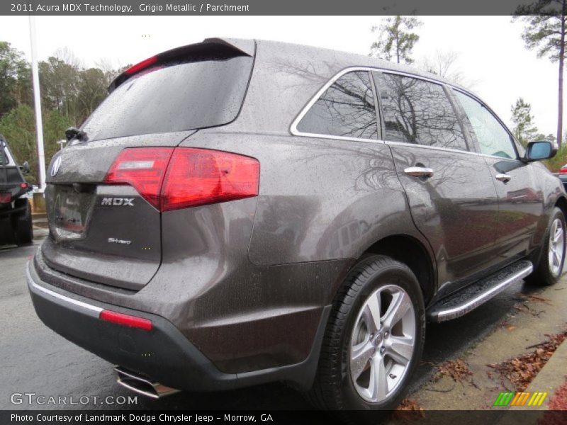 Grigio Metallic / Parchment 2011 Acura MDX Technology