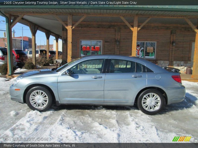 Silver Steel Metallic / Dark Slate Gray/Light Slate Gray 2008 Chrysler Sebring Touring Sedan