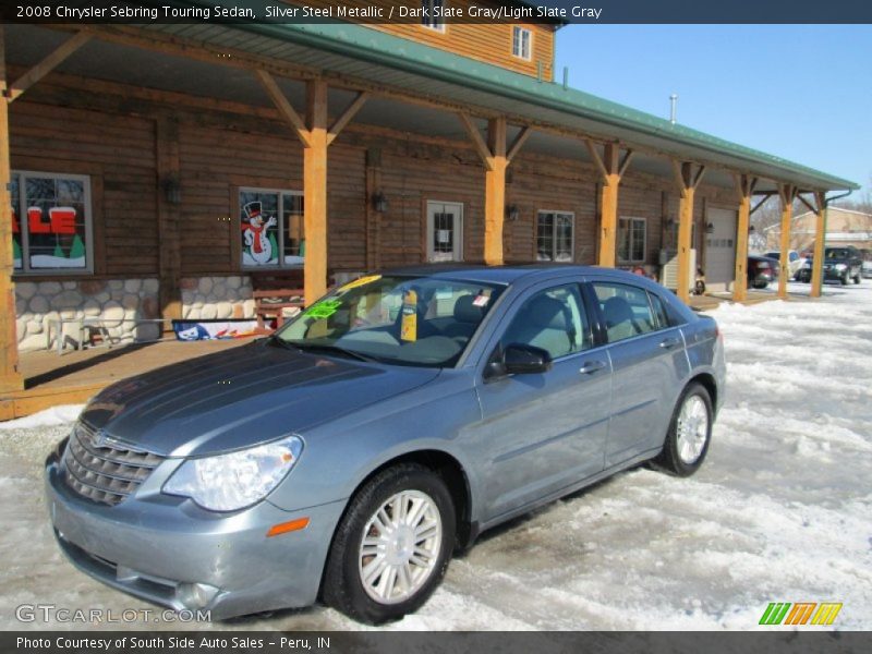 Silver Steel Metallic / Dark Slate Gray/Light Slate Gray 2008 Chrysler Sebring Touring Sedan