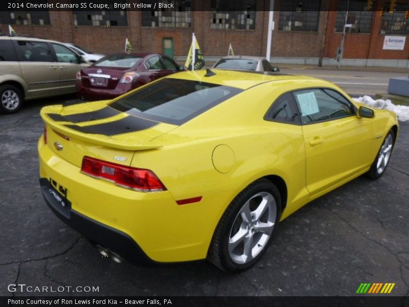Bright Yellow / Black 2014 Chevrolet Camaro SS Coupe