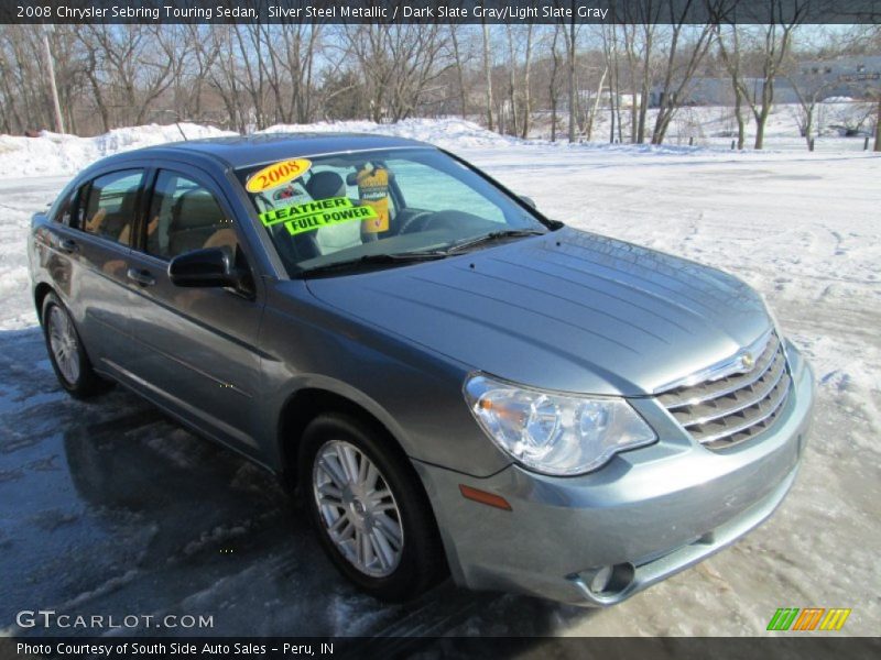 Silver Steel Metallic / Dark Slate Gray/Light Slate Gray 2008 Chrysler Sebring Touring Sedan