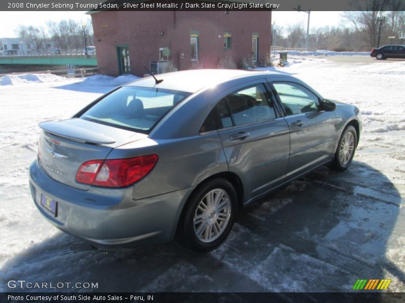 Silver Steel Metallic / Dark Slate Gray/Light Slate Gray 2008 Chrysler Sebring Touring Sedan