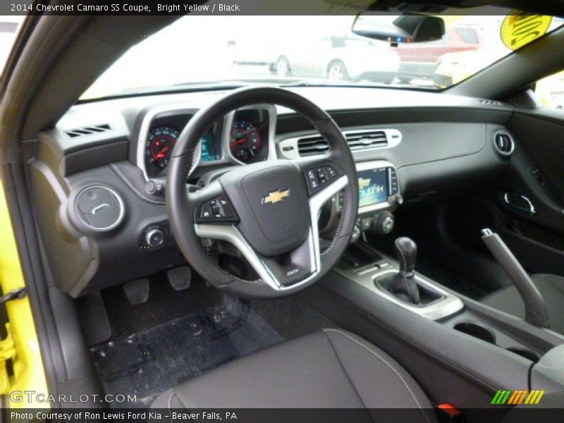 Black Interior - 2014 Camaro SS Coupe 
