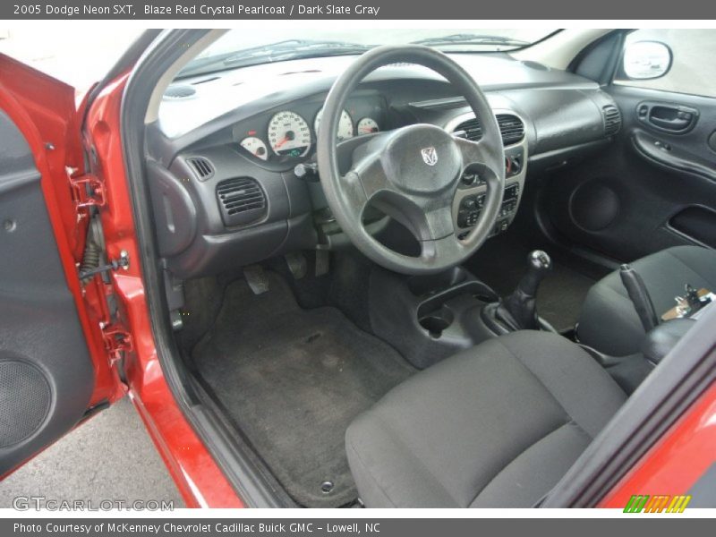 Blaze Red Crystal Pearlcoat / Dark Slate Gray 2005 Dodge Neon SXT