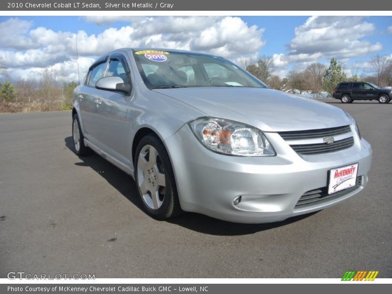 Silver Ice Metallic / Gray 2010 Chevrolet Cobalt LT Sedan