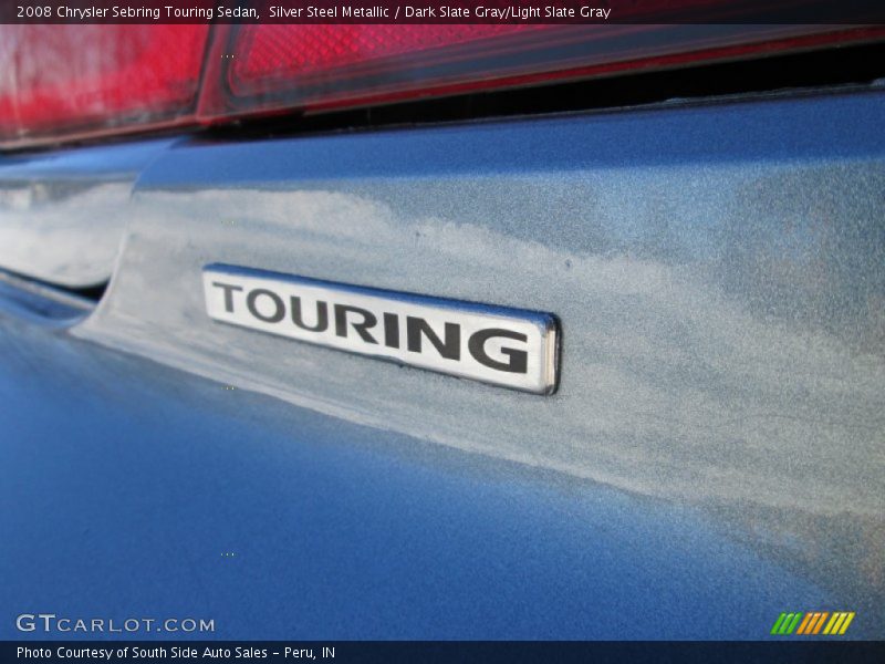 Silver Steel Metallic / Dark Slate Gray/Light Slate Gray 2008 Chrysler Sebring Touring Sedan