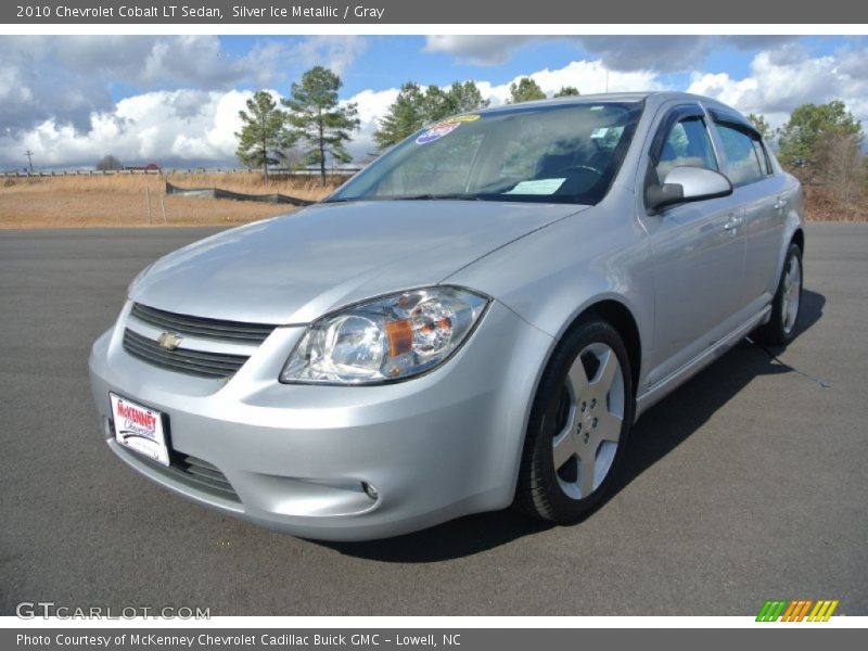 Silver Ice Metallic / Gray 2010 Chevrolet Cobalt LT Sedan