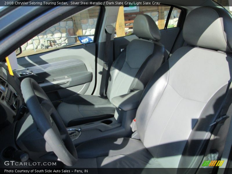 Silver Steel Metallic / Dark Slate Gray/Light Slate Gray 2008 Chrysler Sebring Touring Sedan