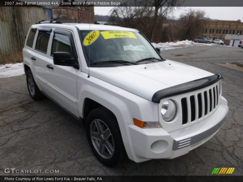 Stone White / Pastel Pebble Beige 2007 Jeep Patriot Limited 4x4