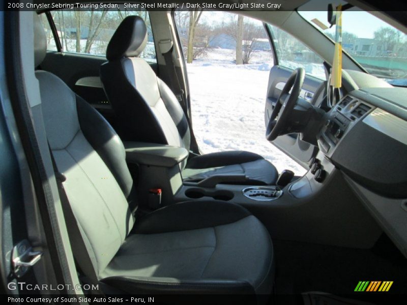 Silver Steel Metallic / Dark Slate Gray/Light Slate Gray 2008 Chrysler Sebring Touring Sedan