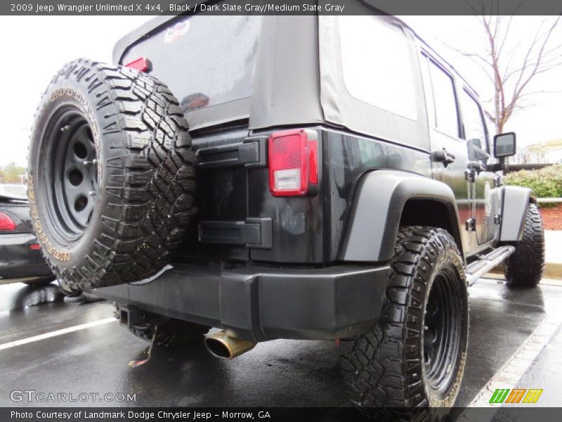 Black / Dark Slate Gray/Medium Slate Gray 2009 Jeep Wrangler Unlimited X 4x4