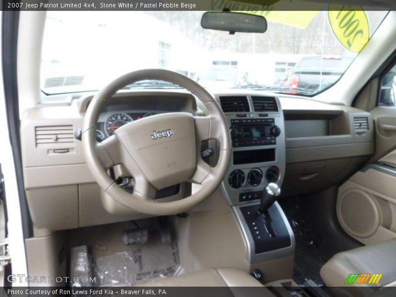 Stone White / Pastel Pebble Beige 2007 Jeep Patriot Limited 4x4