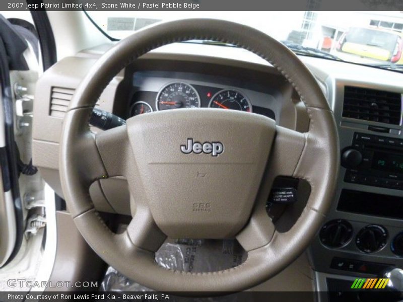 Stone White / Pastel Pebble Beige 2007 Jeep Patriot Limited 4x4