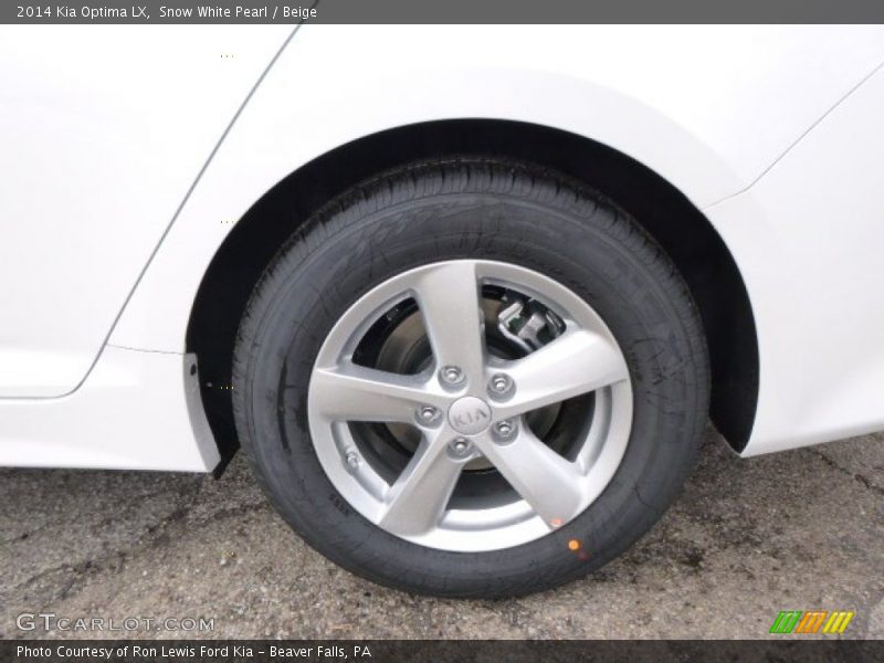  2014 Optima LX Wheel