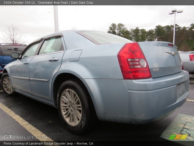 Clearwater Blue Pearl / Dark Slate Gray 2009 Chrysler 300 LX
