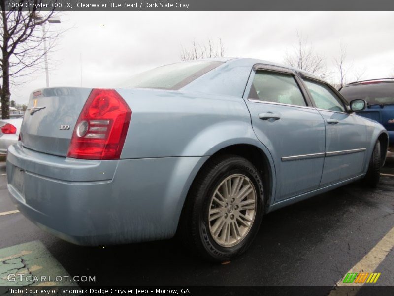 Clearwater Blue Pearl / Dark Slate Gray 2009 Chrysler 300 LX