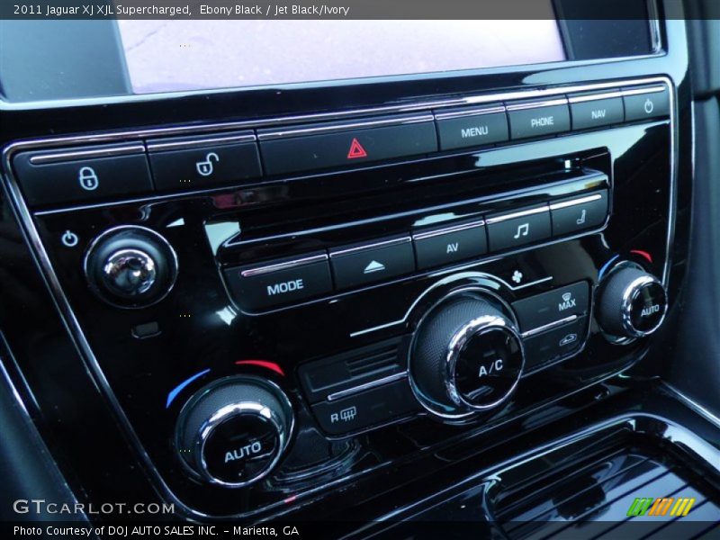 Controls of 2011 XJ XJL Supercharged
