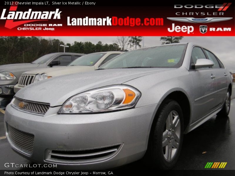 Silver Ice Metallic / Ebony 2012 Chevrolet Impala LT