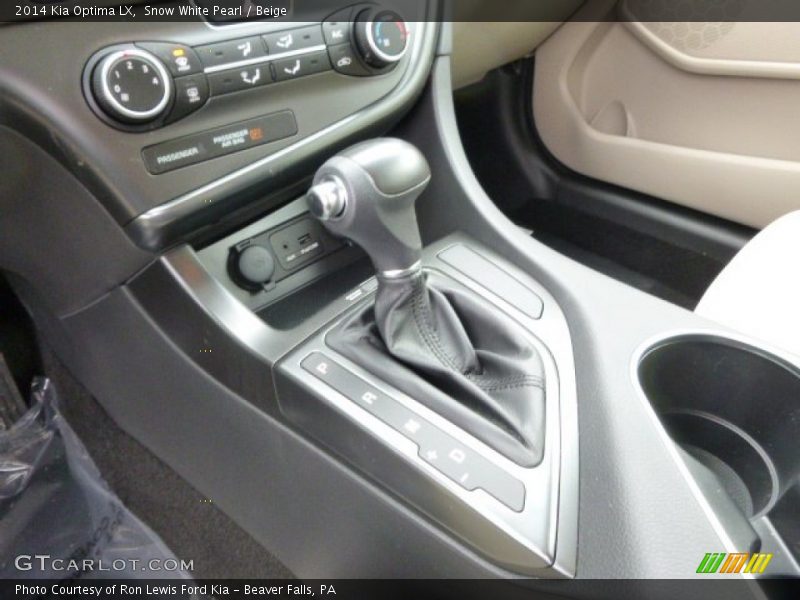  2014 Optima LX 6 Speed Sportmatic Automatic Shifter