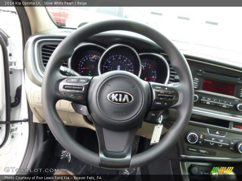  2014 Optima LX Steering Wheel