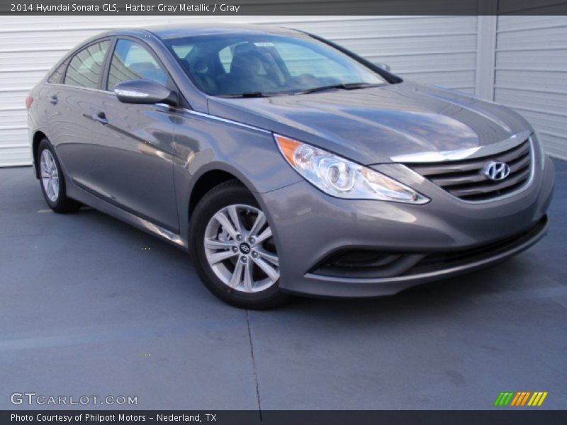 Harbor Gray Metallic / Gray 2014 Hyundai Sonata GLS