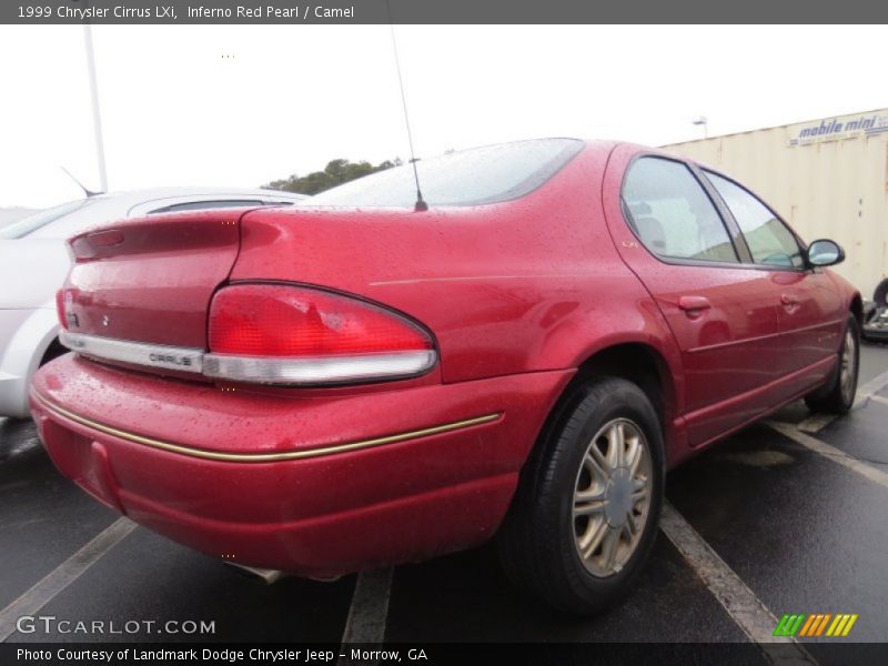 Inferno Red Pearl / Camel 1999 Chrysler Cirrus LXi