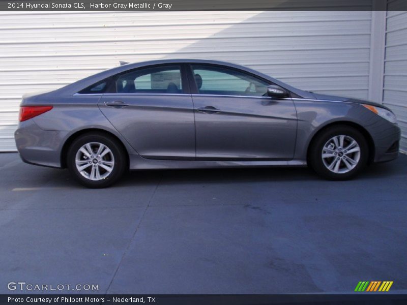 Harbor Gray Metallic / Gray 2014 Hyundai Sonata GLS