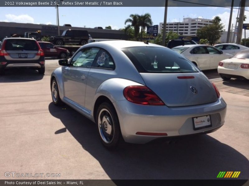 Reflex Silver Metallic / Titan Black 2012 Volkswagen Beetle 2.5L