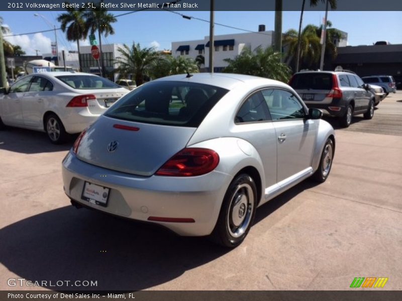 Reflex Silver Metallic / Titan Black 2012 Volkswagen Beetle 2.5L