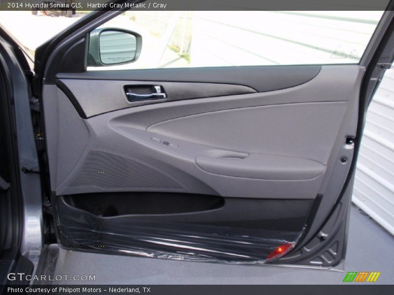 Harbor Gray Metallic / Gray 2014 Hyundai Sonata GLS